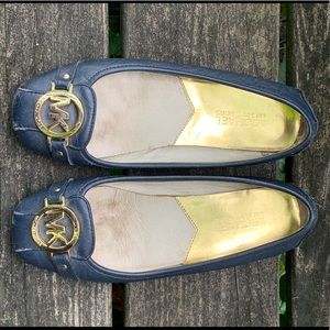 Michael Kors Fulton Flats in Dark Blue
